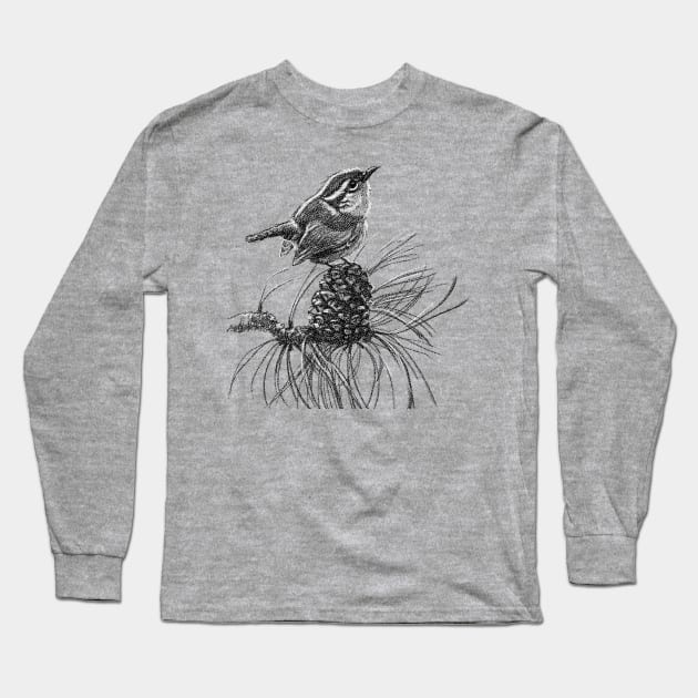 cute little bird 02 Long Sleeve T-Shirt by Artofokan